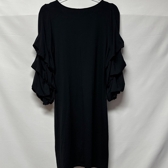 NWT Lilly Pulitzer Leonie Women’s Black Long Sleeve Dress M - Picture 5 of 7